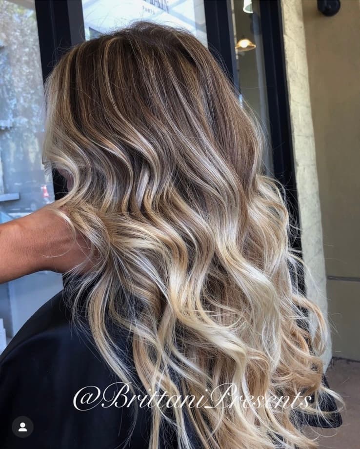 Bright balayage